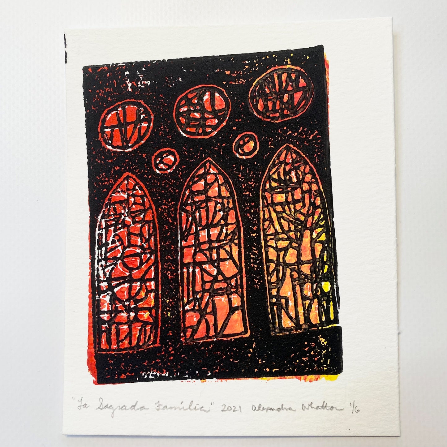 La Sagrada Familia - Relief Print Limited Series