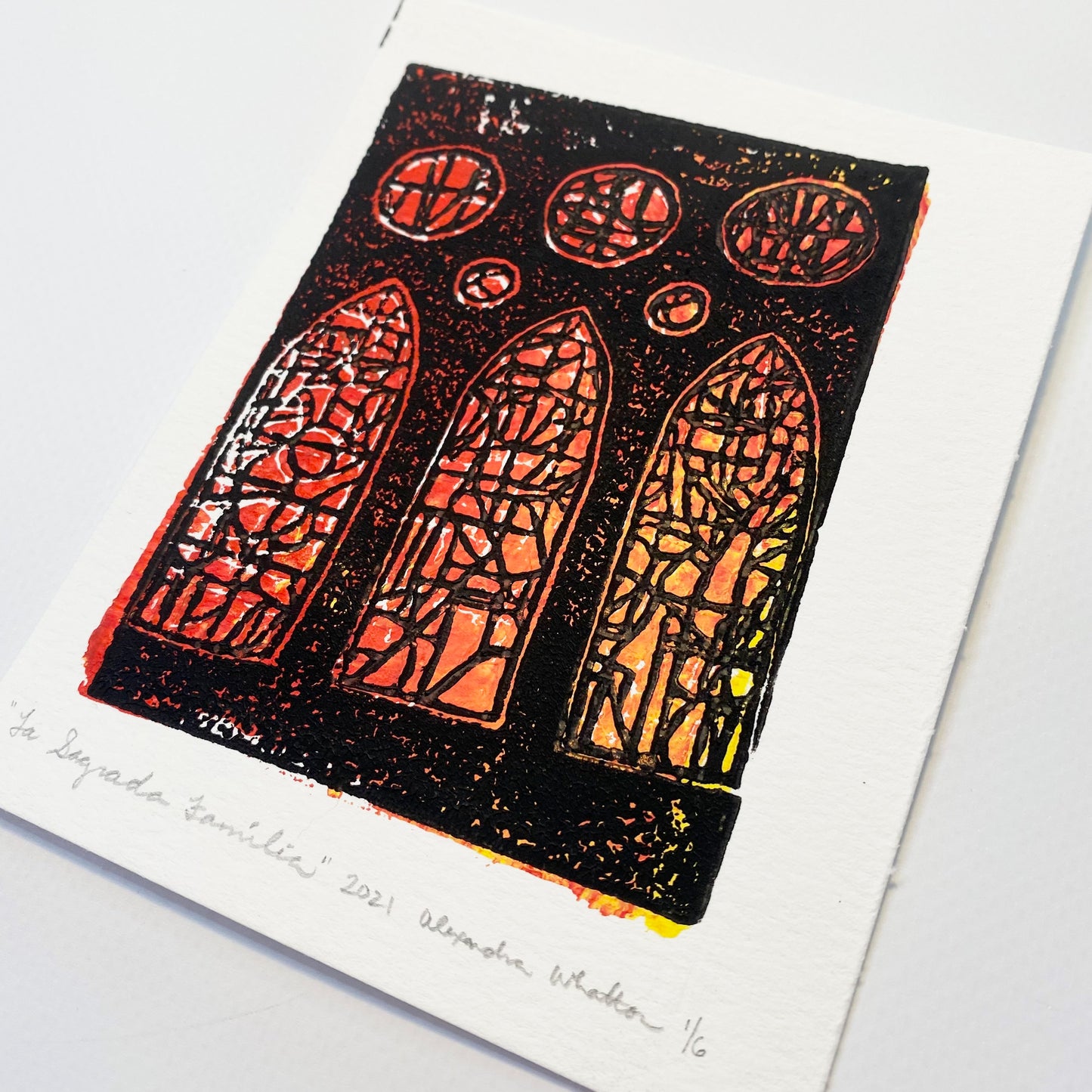 La Sagrada Familia - Relief Print Limited Series