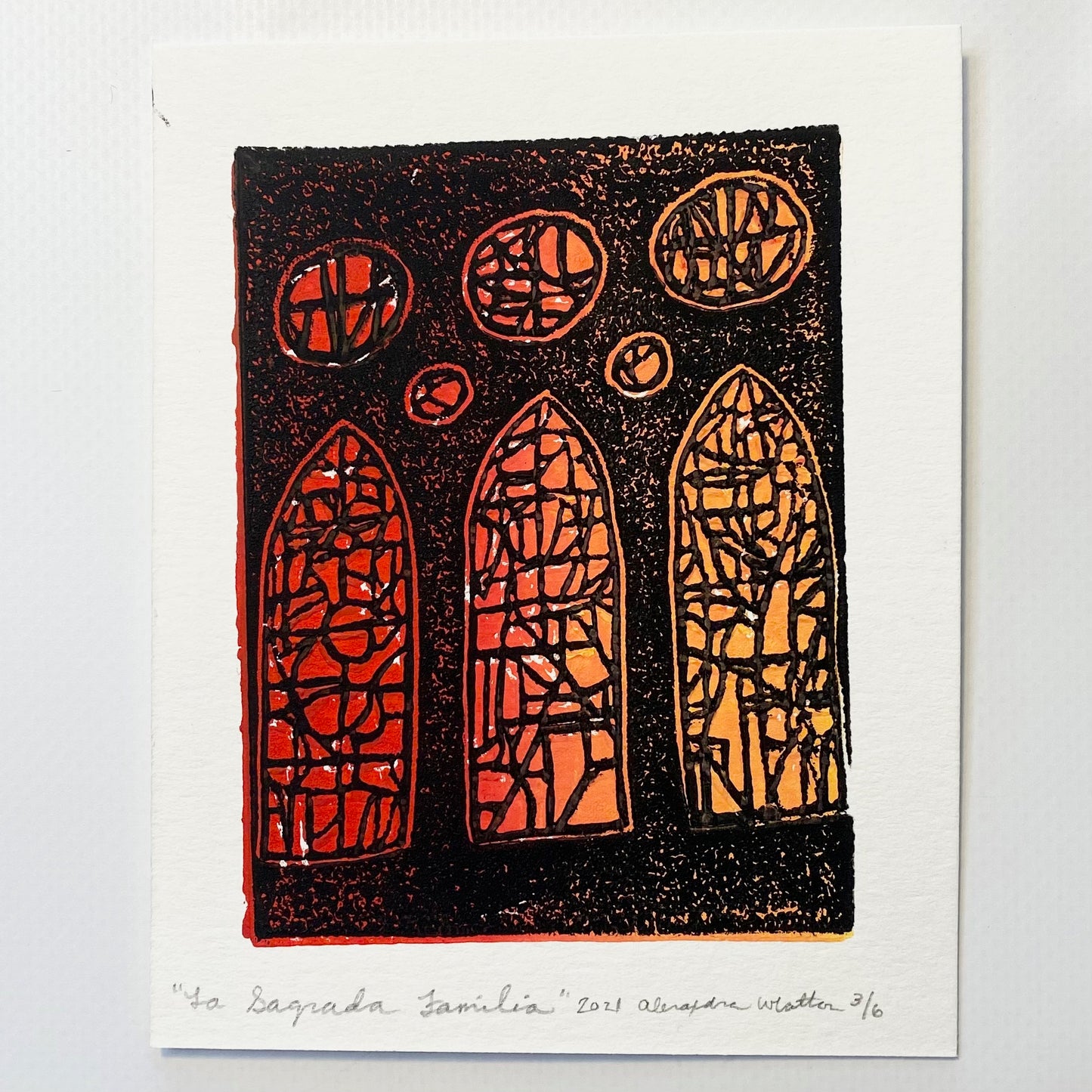 La Sagrada Familia - Relief Print Limited Series