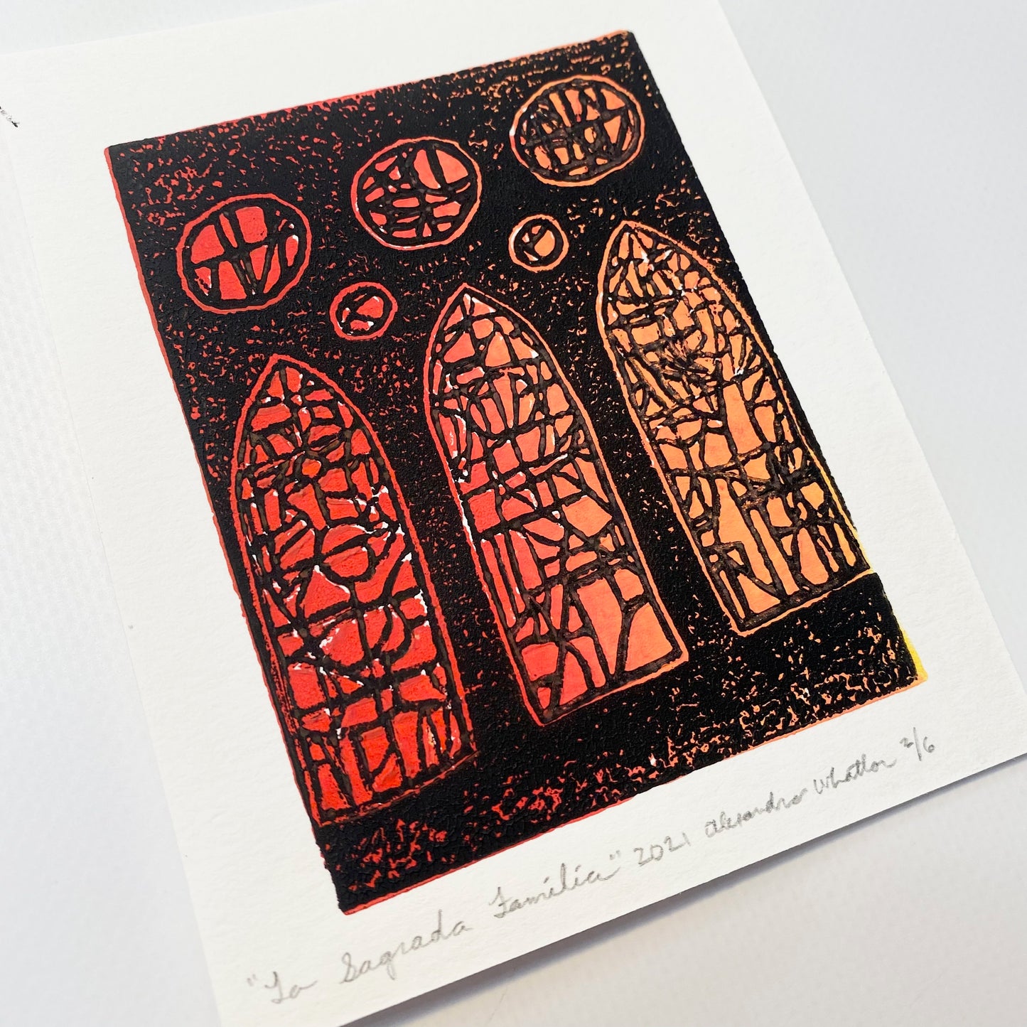 La Sagrada Familia - Relief Print Limited Series