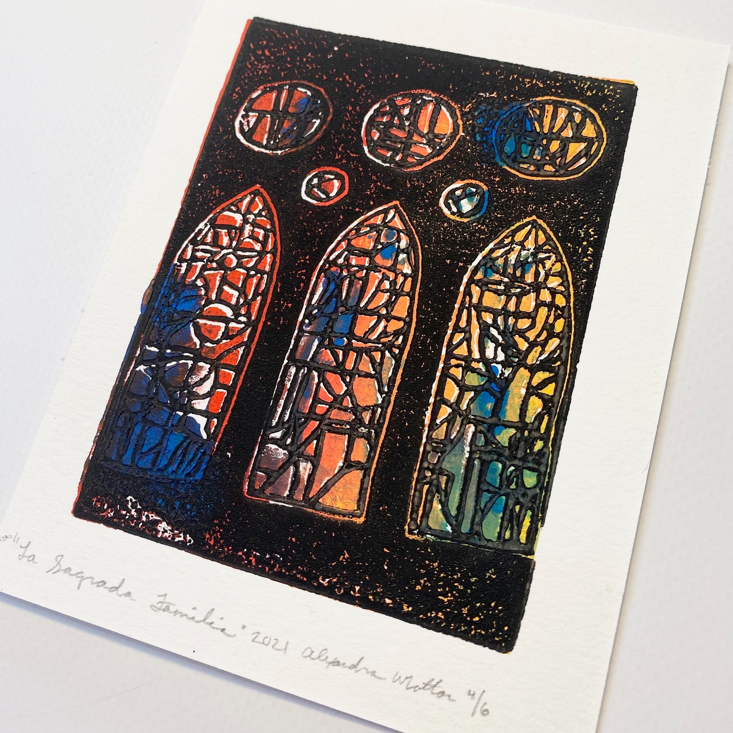 La Sagrada Familia - Relief Print Limited Series