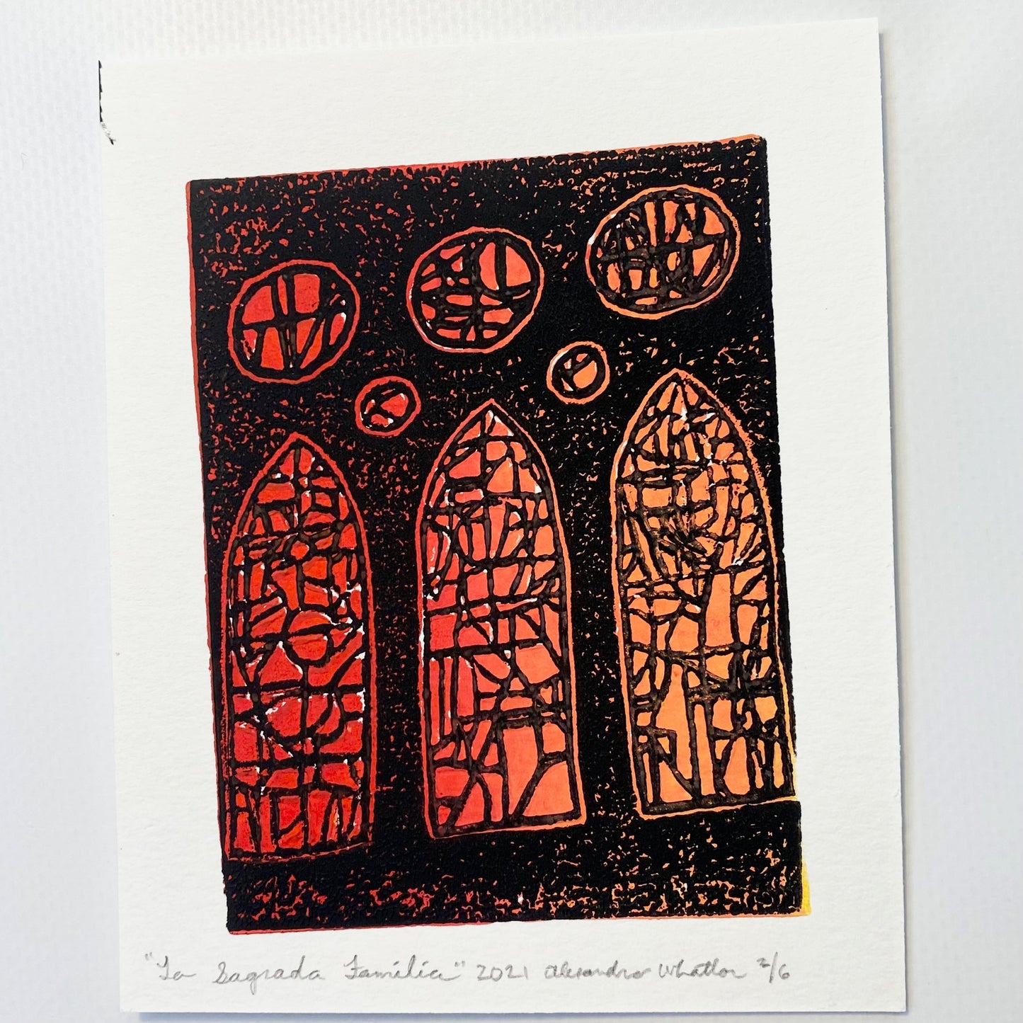 La Sagrada Familia - Relief Print Limited Series