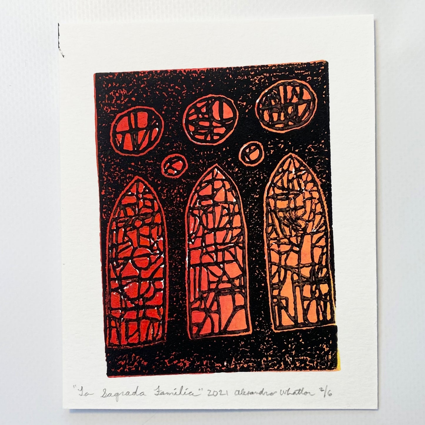 La Sagrada Familia - Relief Print Limited Series
