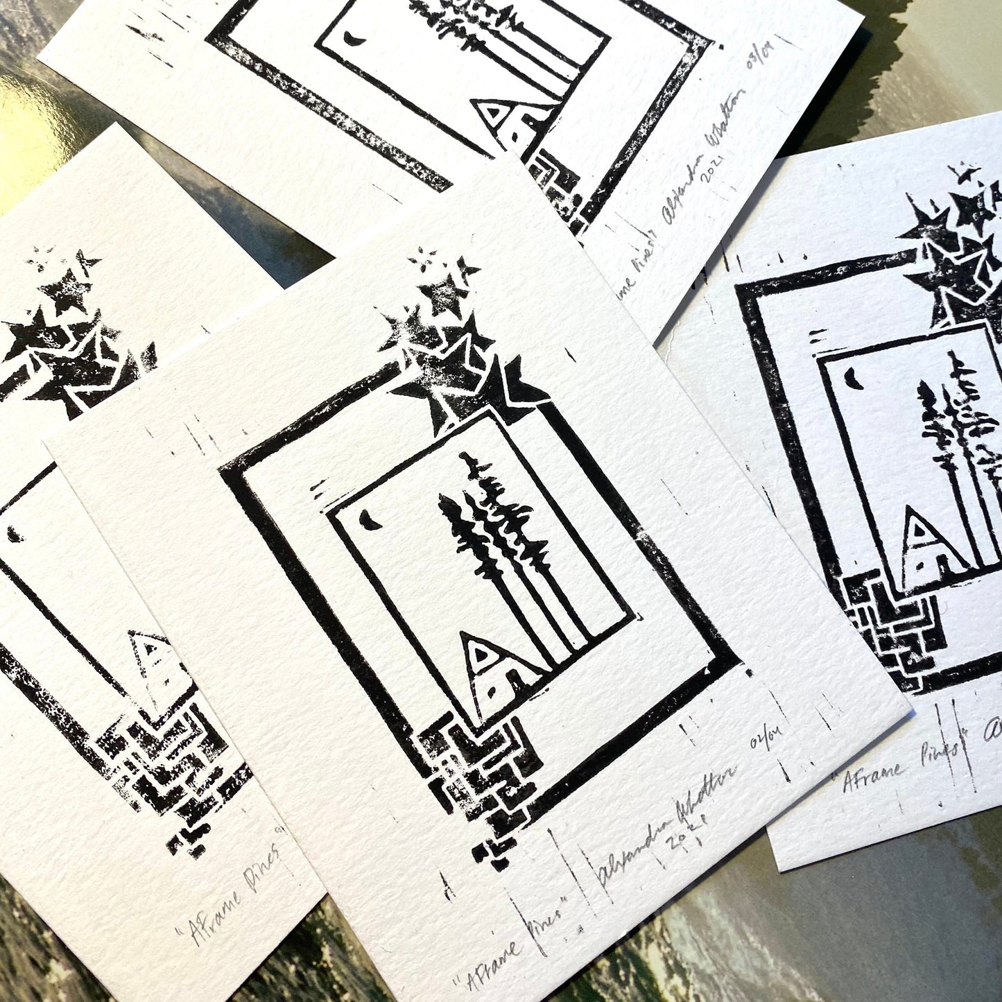 AFrame Pines Print - 4x5"