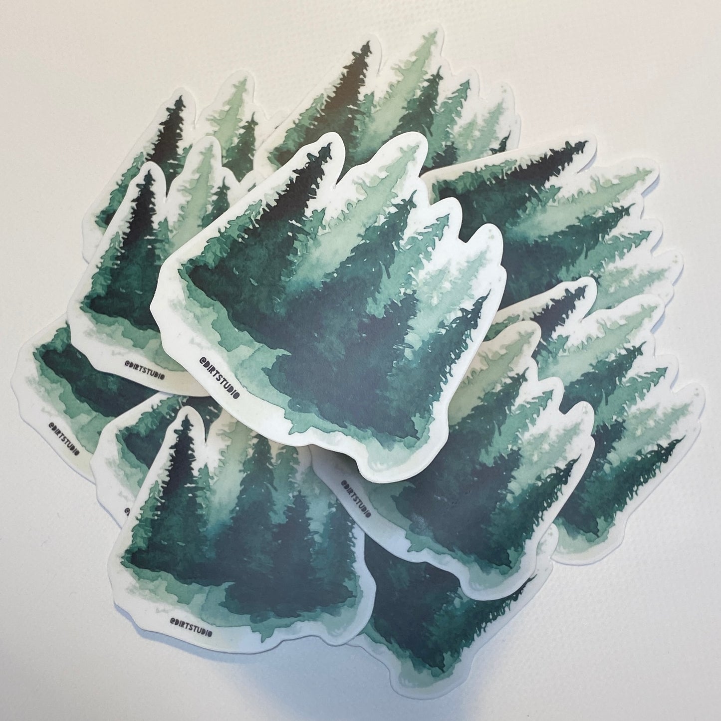 Tree Circle - Die Cut Stickers