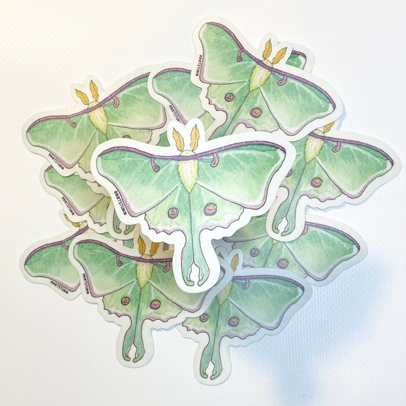 Luna Moth - Die Cut Stickers