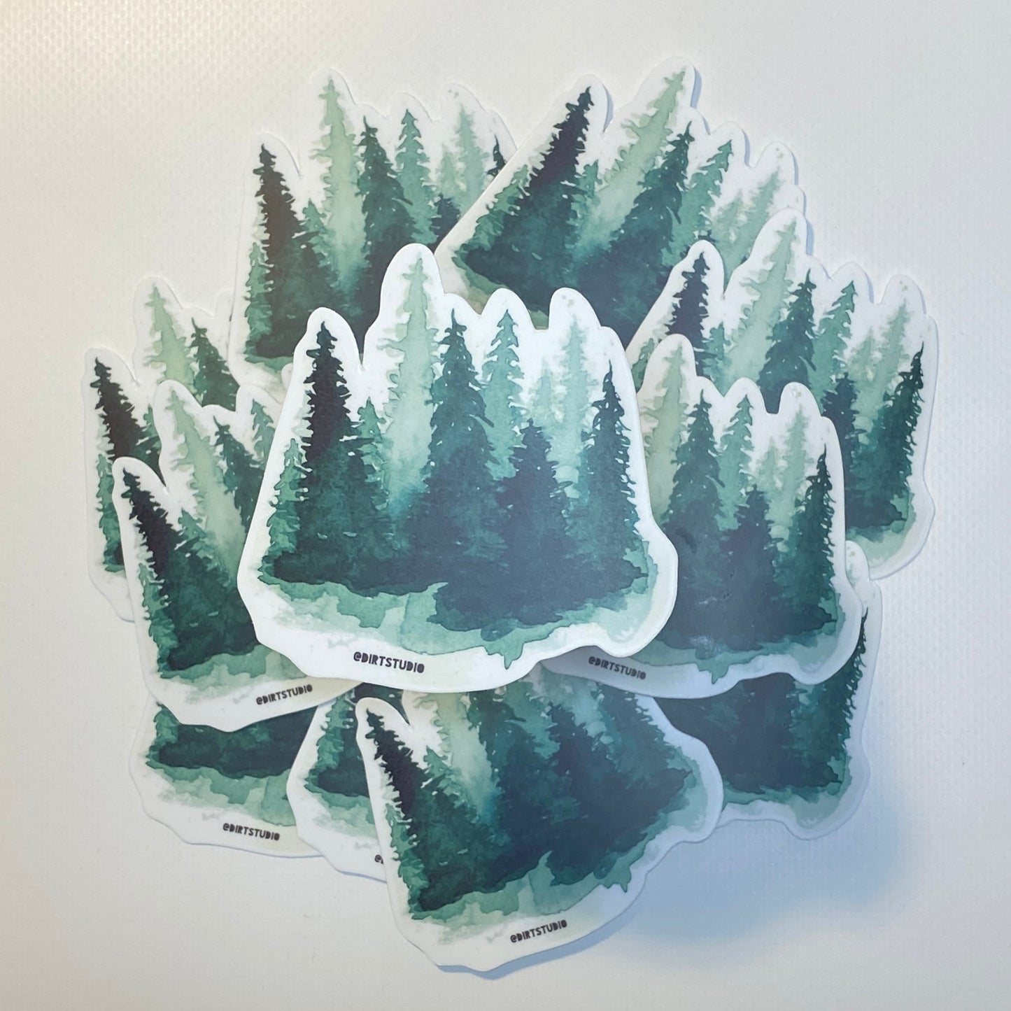 Tree Circle - Die Cut Stickers