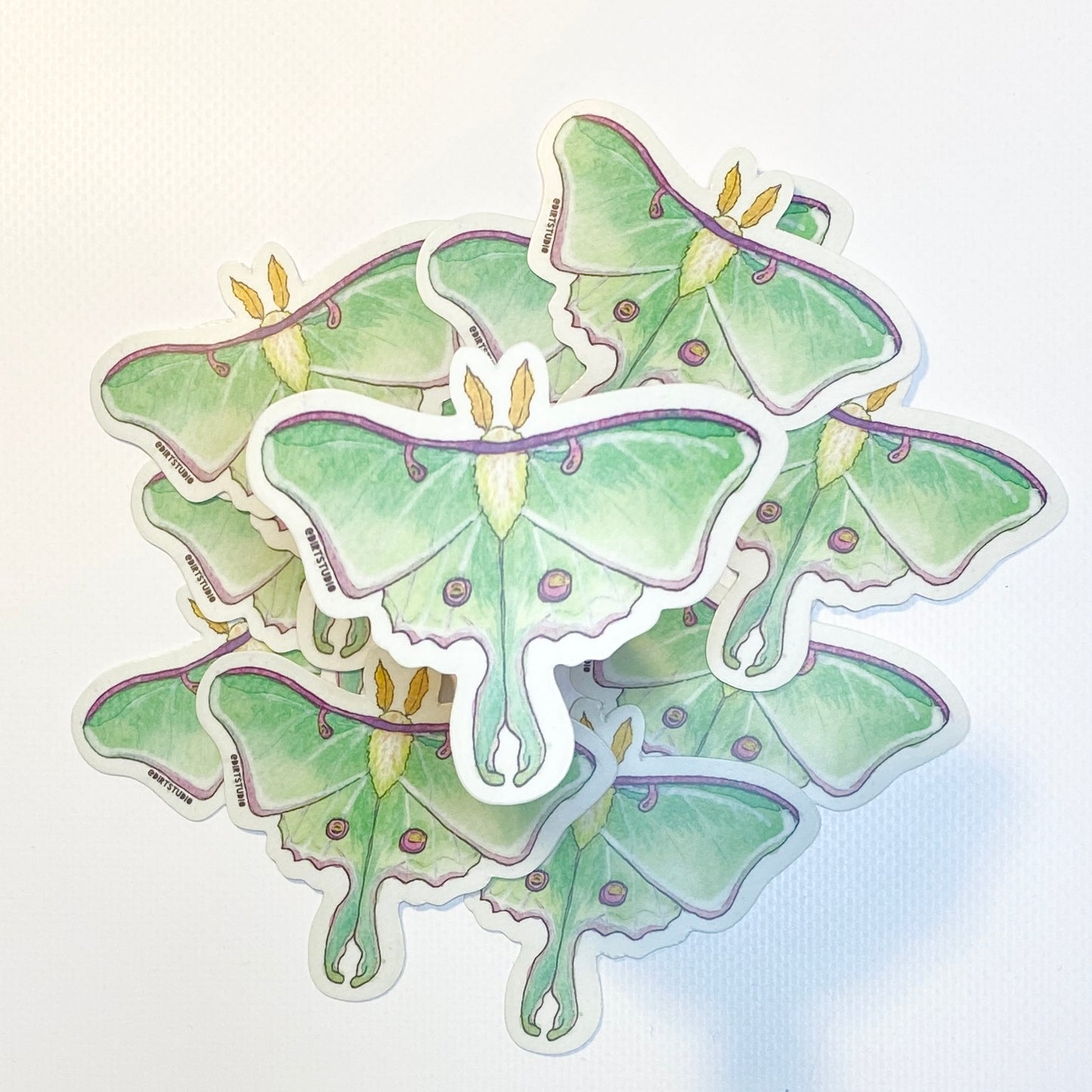 Luna Moth - Die Cut Stickers