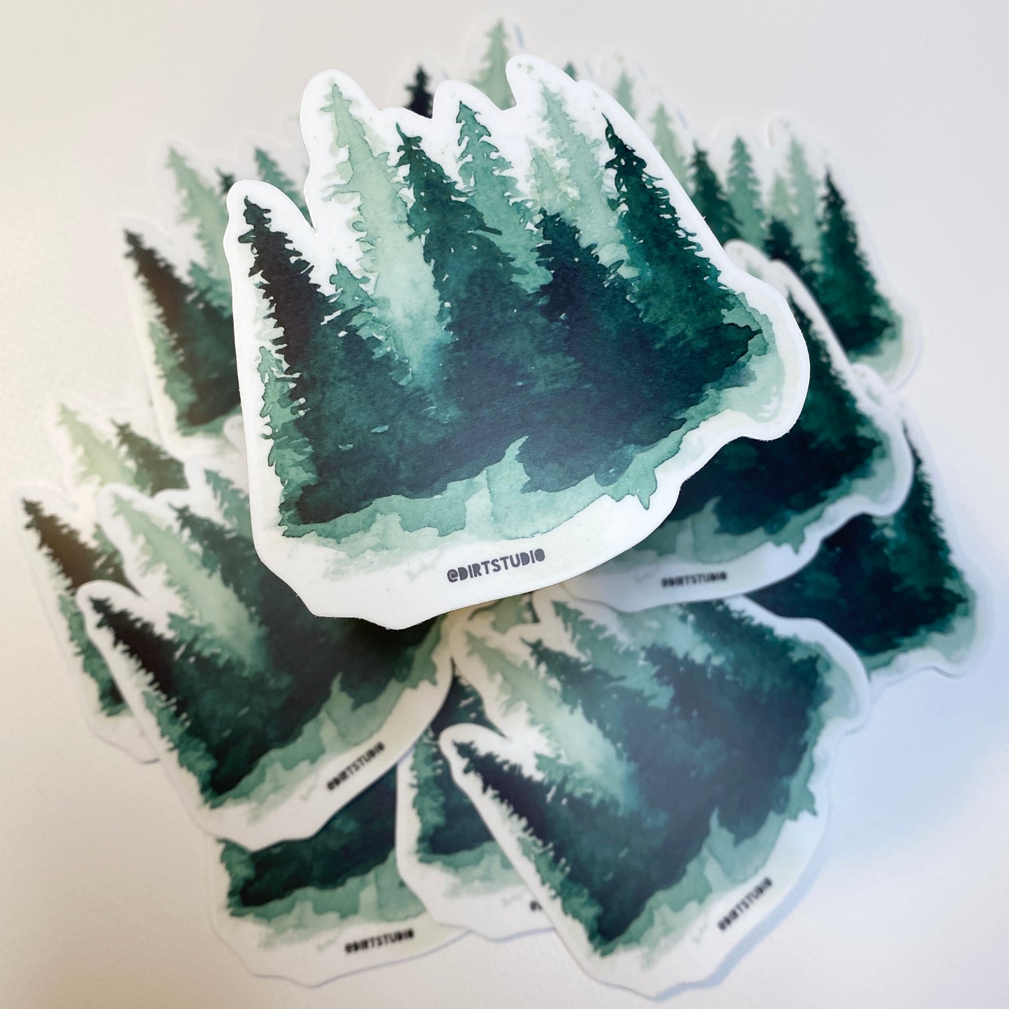 Tree Circle - Die Cut Stickers