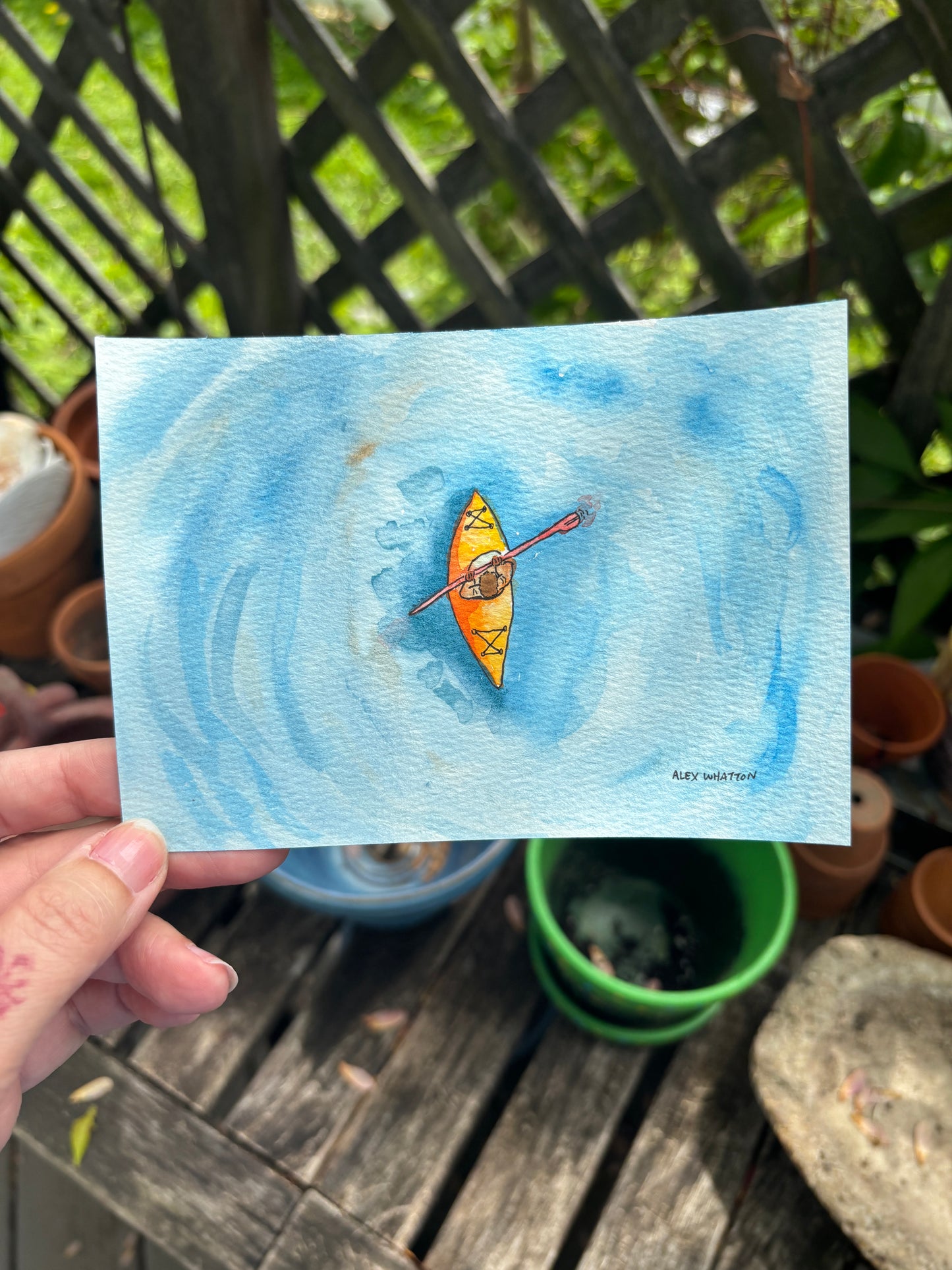 Kayak Postcard