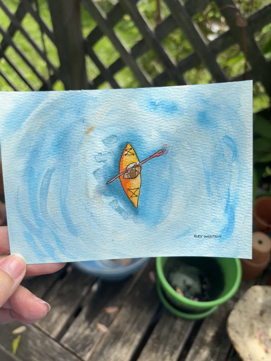 Kayak Postcard
