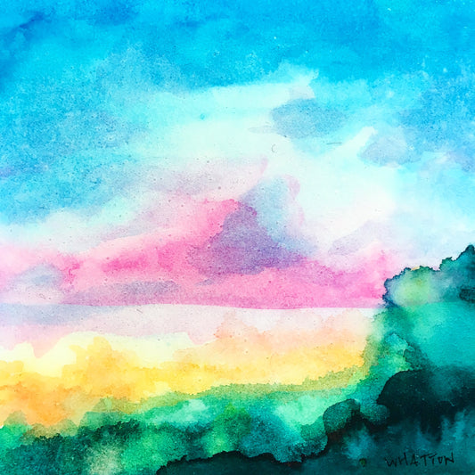 Bright Day, Pink Cloud - Giclee Print