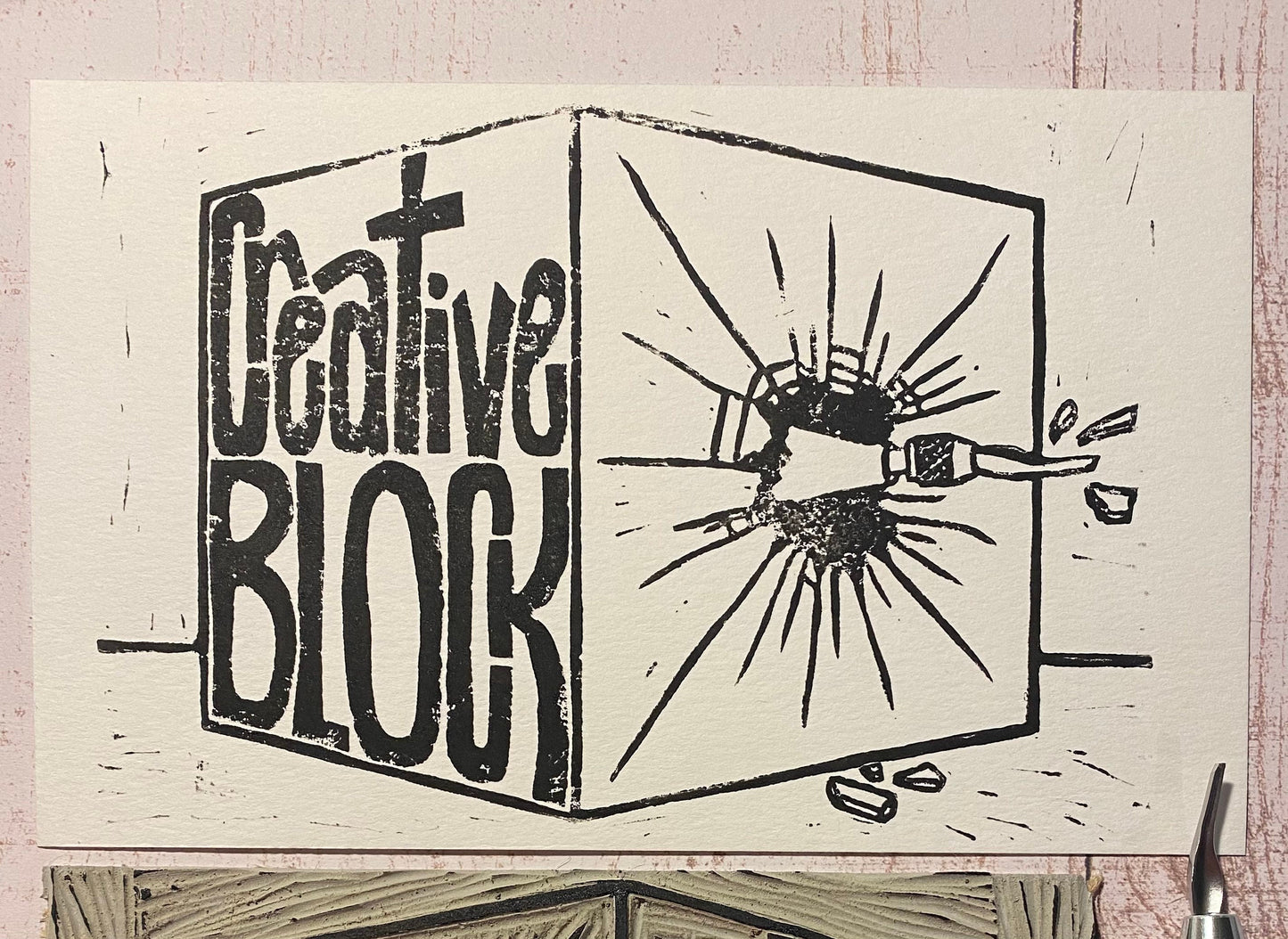 Creative Block Print - Carver Breakthrough - 5x8"