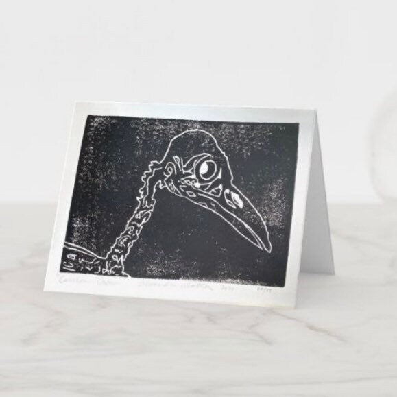 Carrion Crow Greeting Card