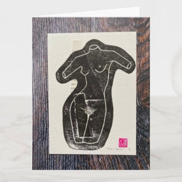Nude News - Greeting Card