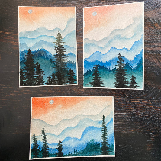 Moonrise 1, 2, and 3