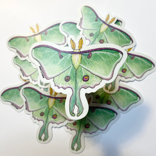 Luna Moth - Die Cut Stickers