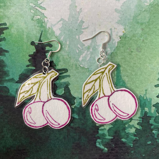 Lucky Cherry Earrings