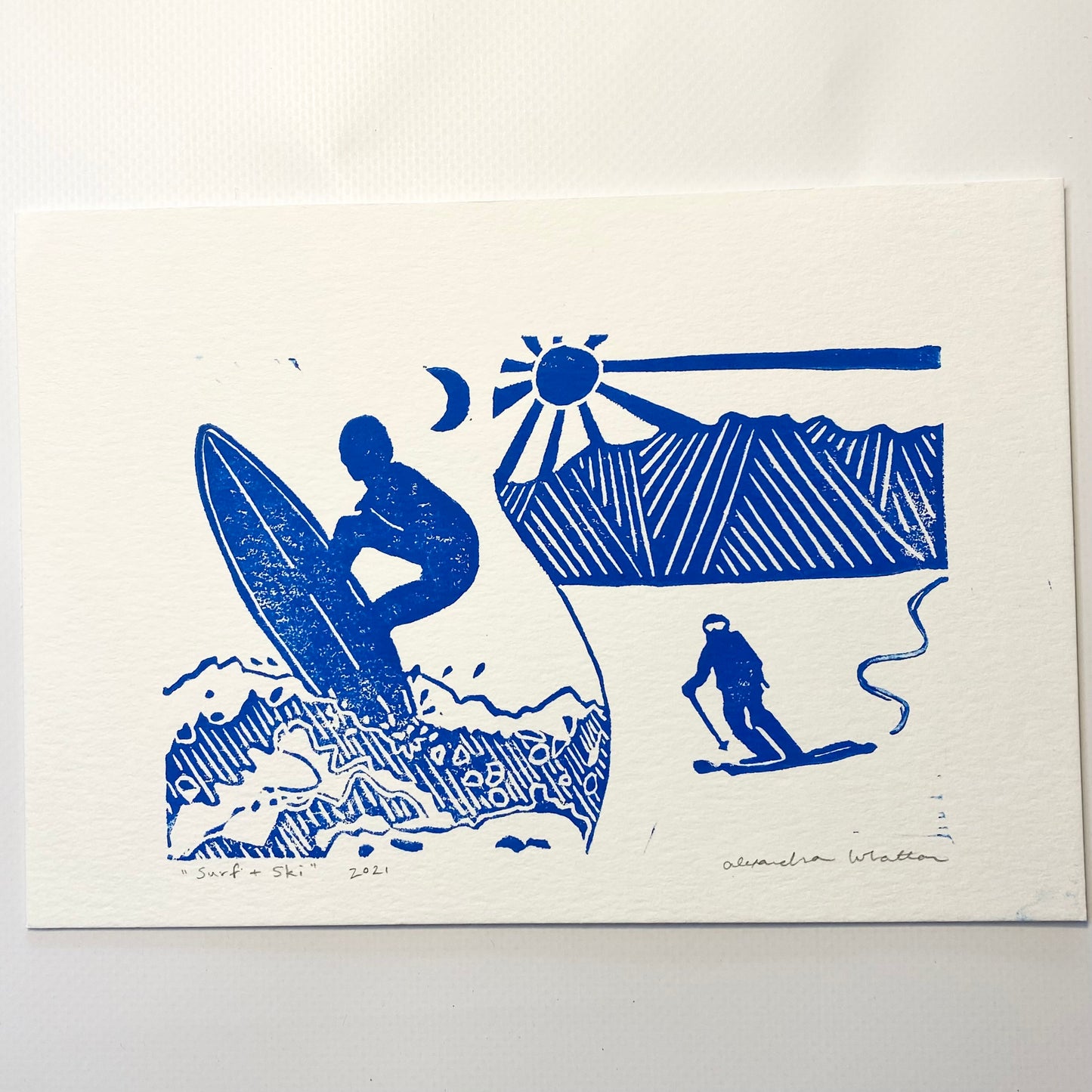Favorite Seasons - Made-to-Order Relief Print