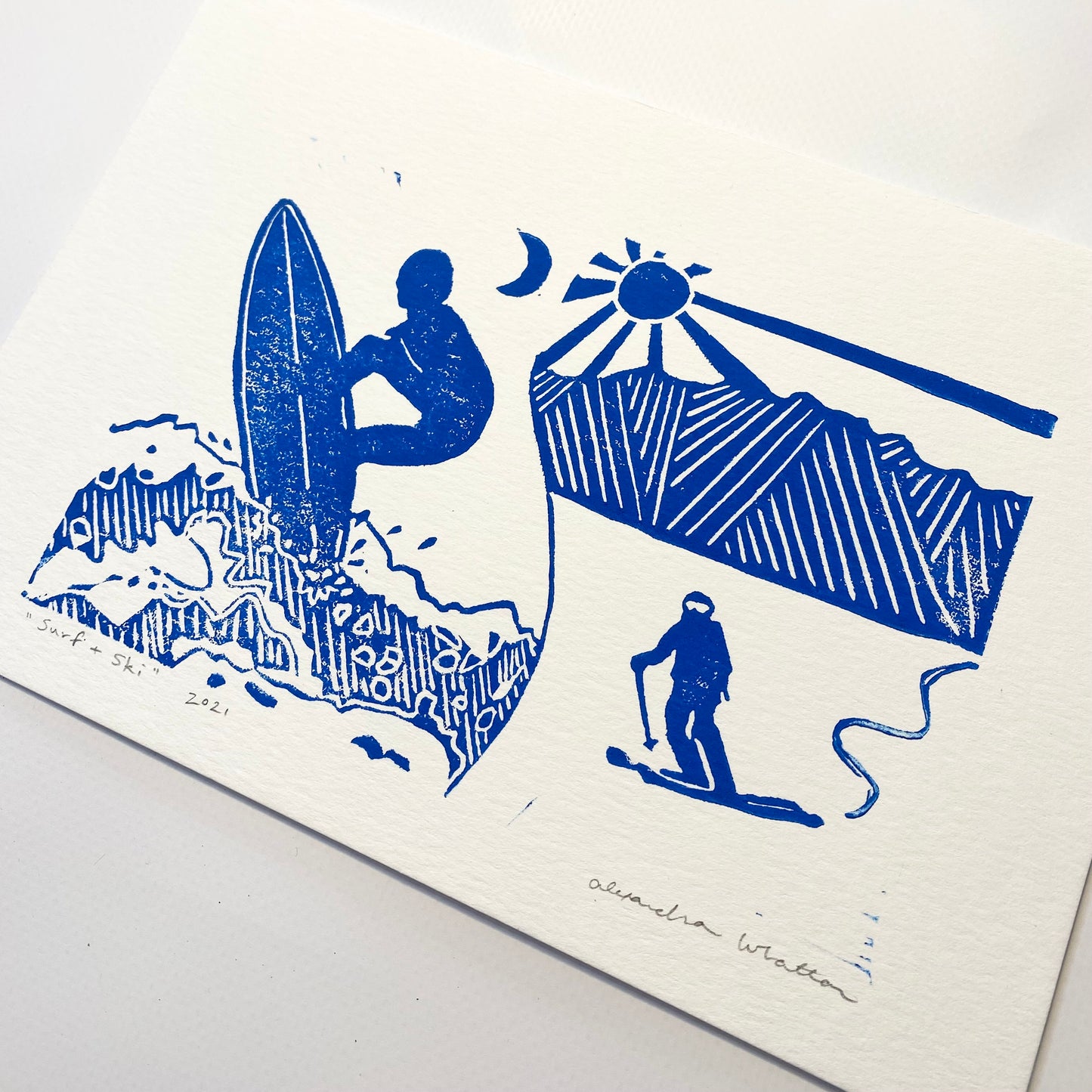 Favorite Seasons - Made-to-Order Relief Print