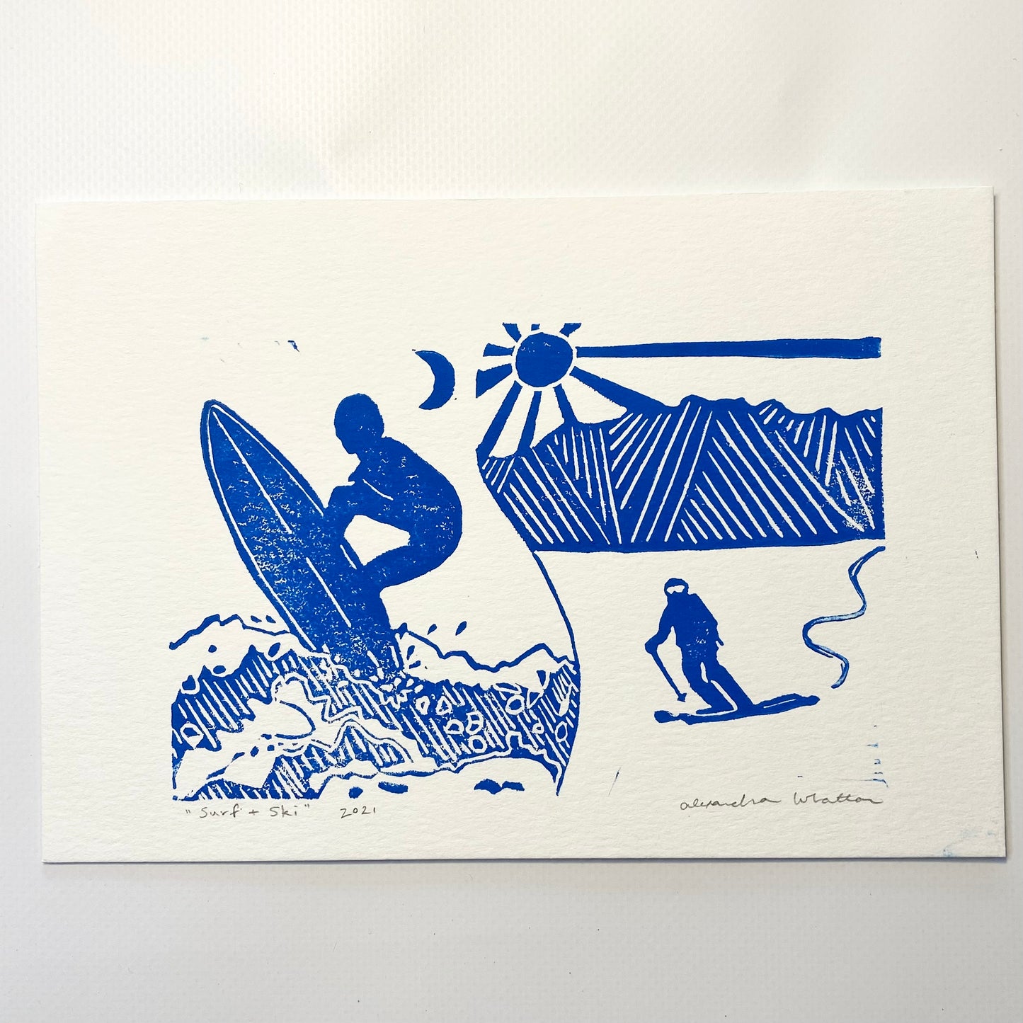 Favorite Seasons - Made-to-Order Relief Print